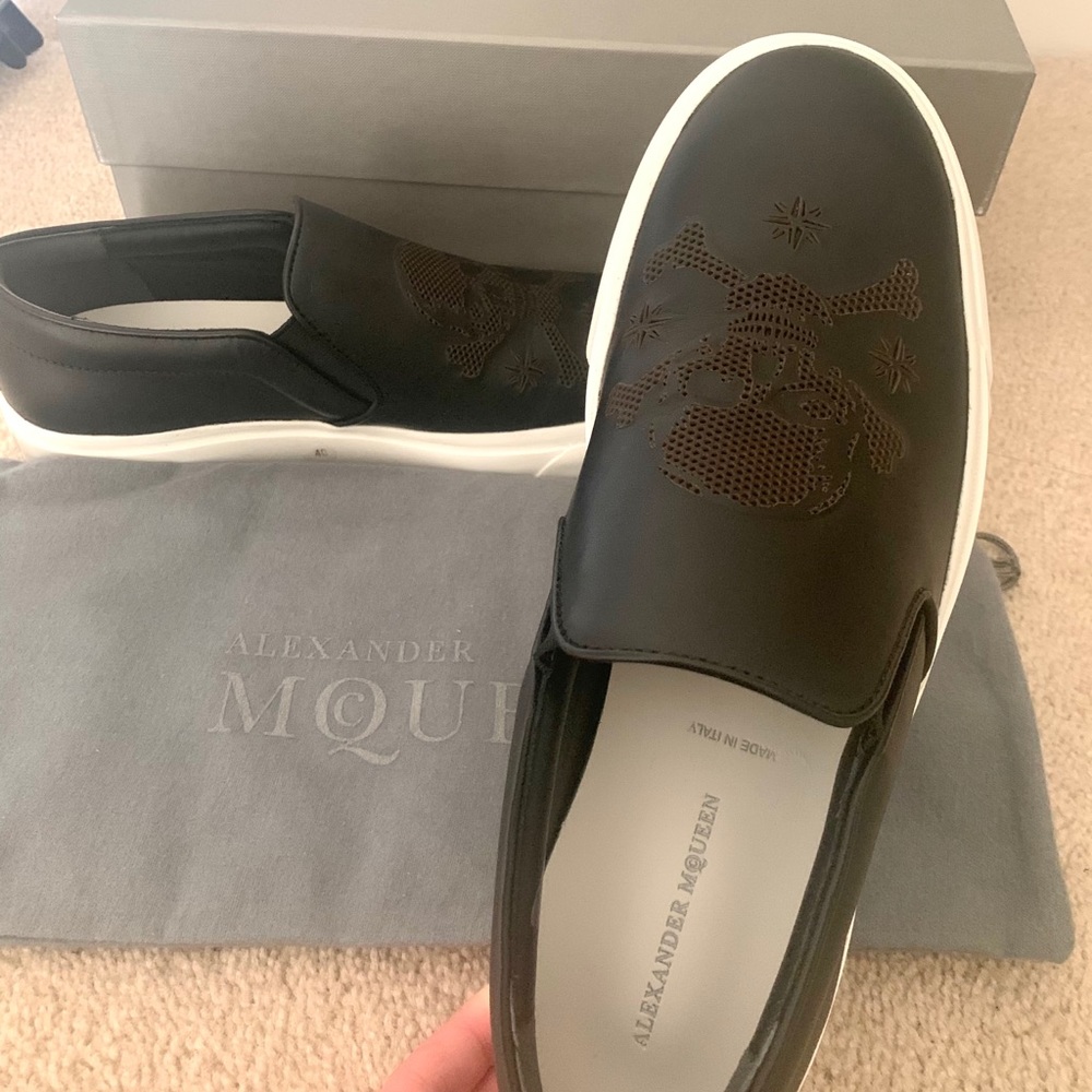 Alexander McQueen Skull Men Slip on shoe